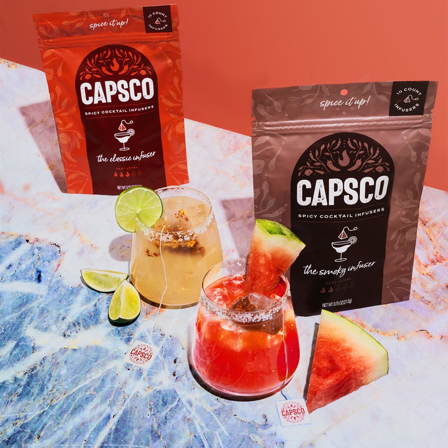 Capsco Spicy Cocktail Infusers | The Smoky Infuser (10 count)